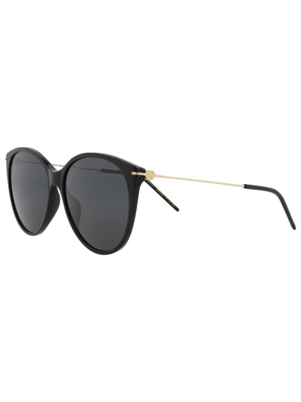 New Gucci Womens Cat Eye Black Gold Grey Fashion Designer Sunglasses